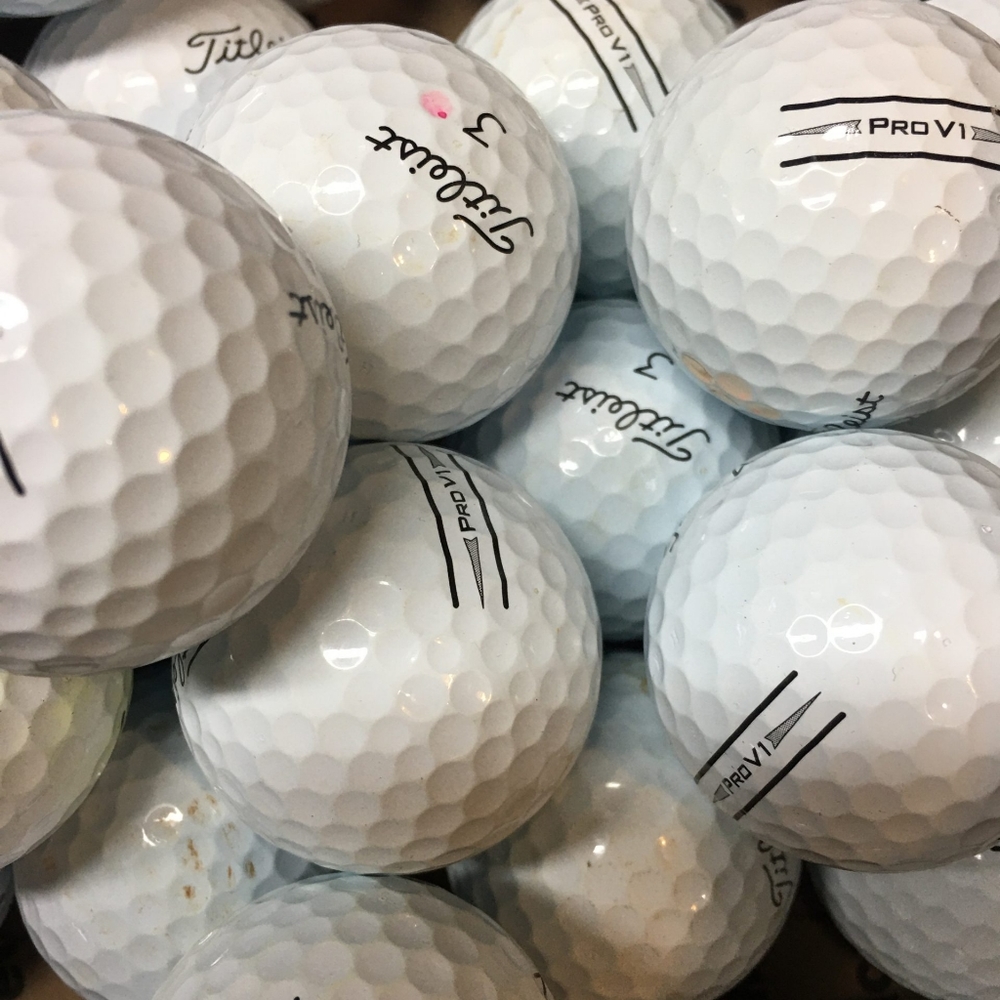 100 Titleist Pro v1 golf balls